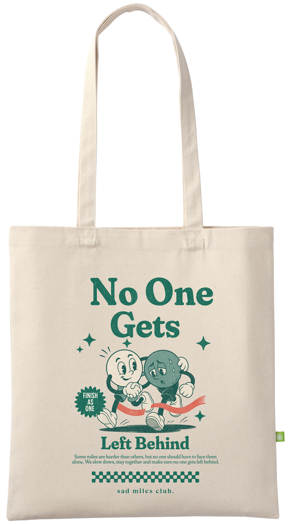 No One Gets Left Behind Organic Cotton Tote Bag