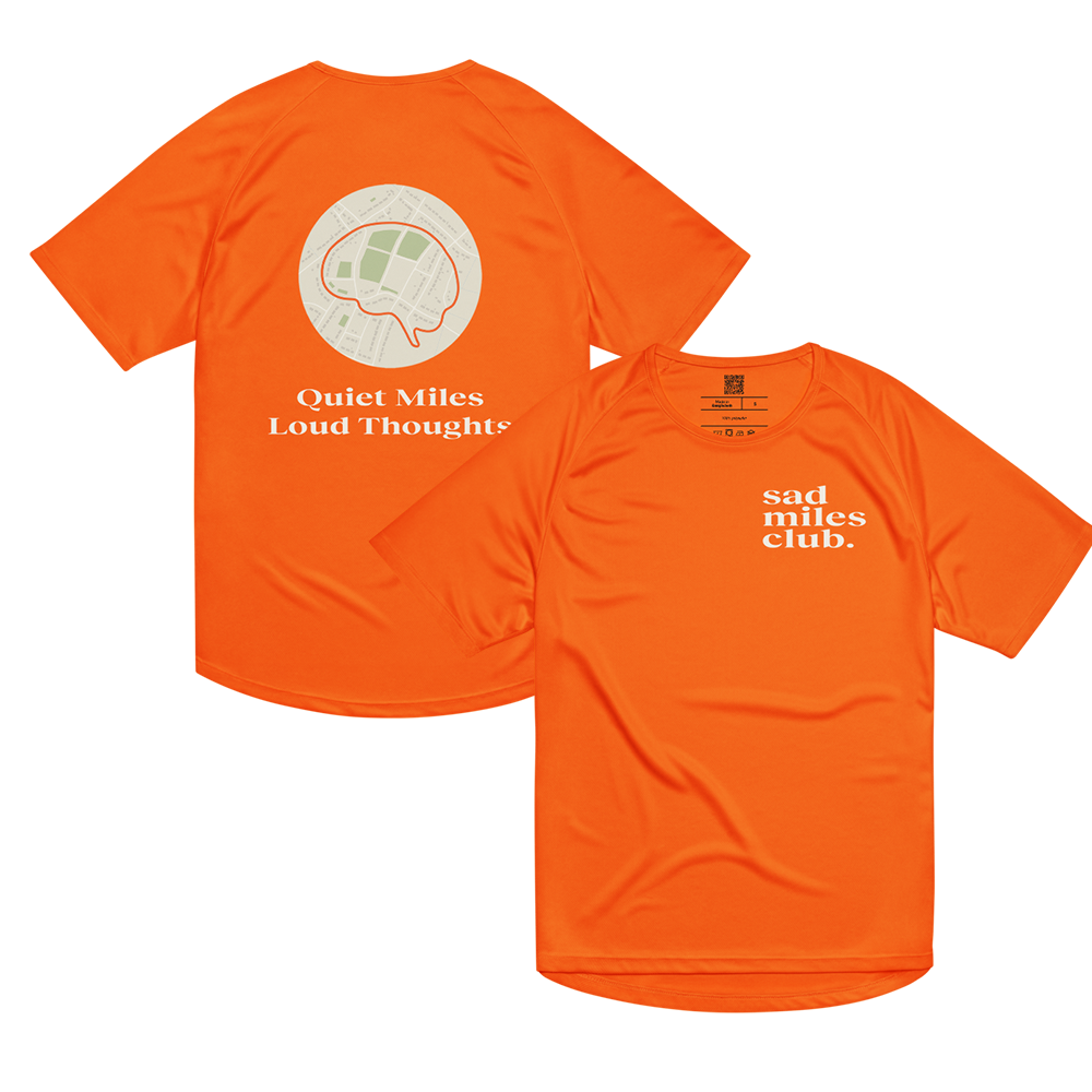 Quiet Miles Loud Thoughts Activewear T-Shirt