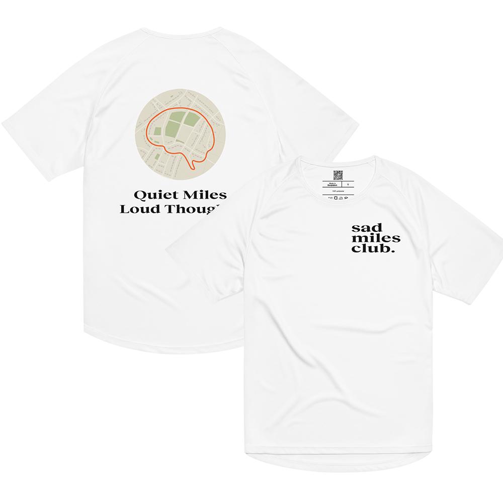 Quiet Miles Loud Thoughts Activewear T-Shirt