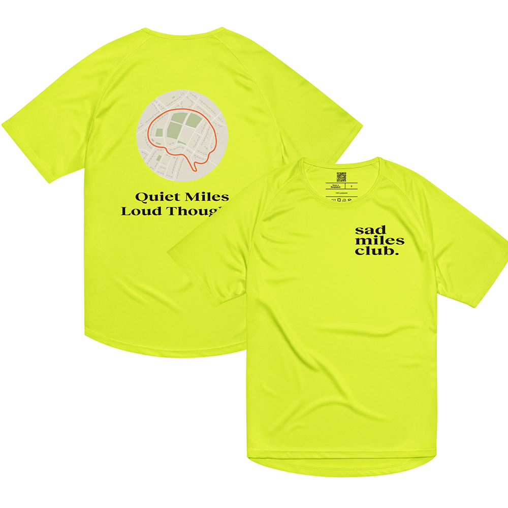 Quiet Miles Loud Thoughts Activewear T-Shirt