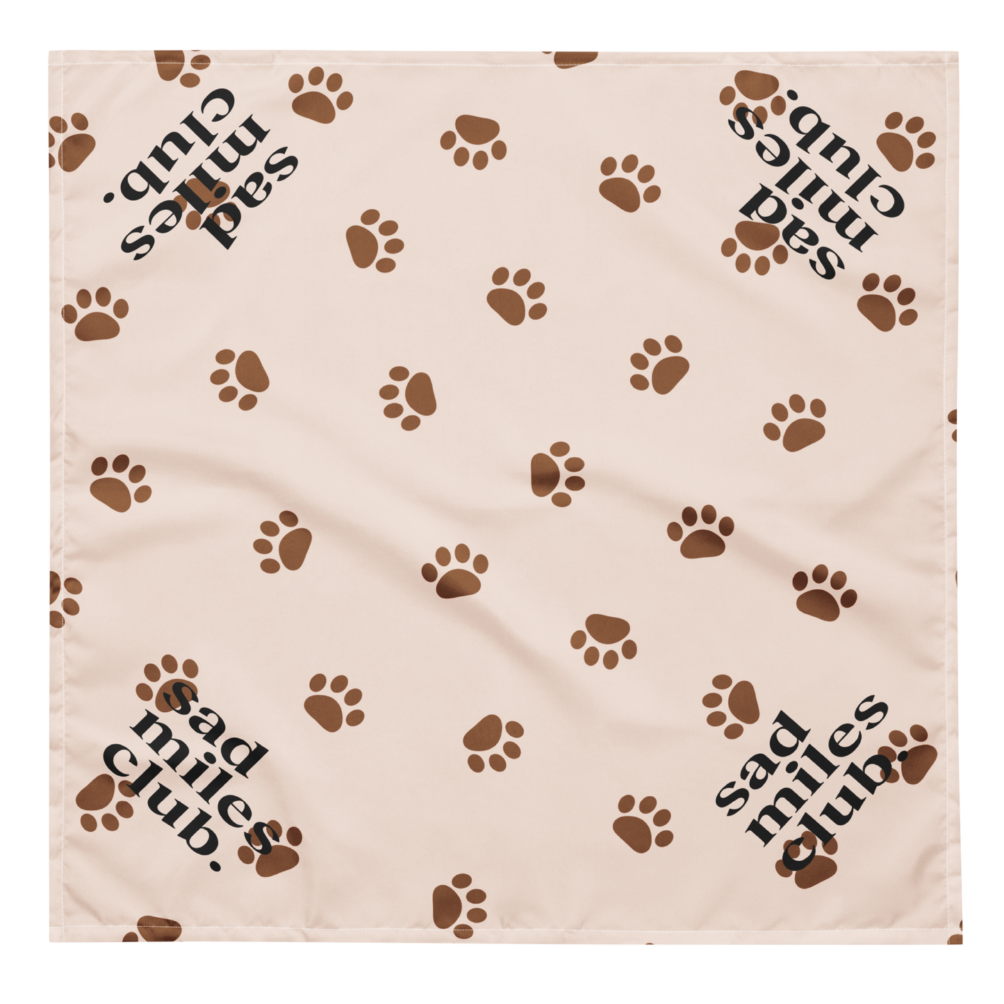 Paw Print Dog Bandana - sad miles club.