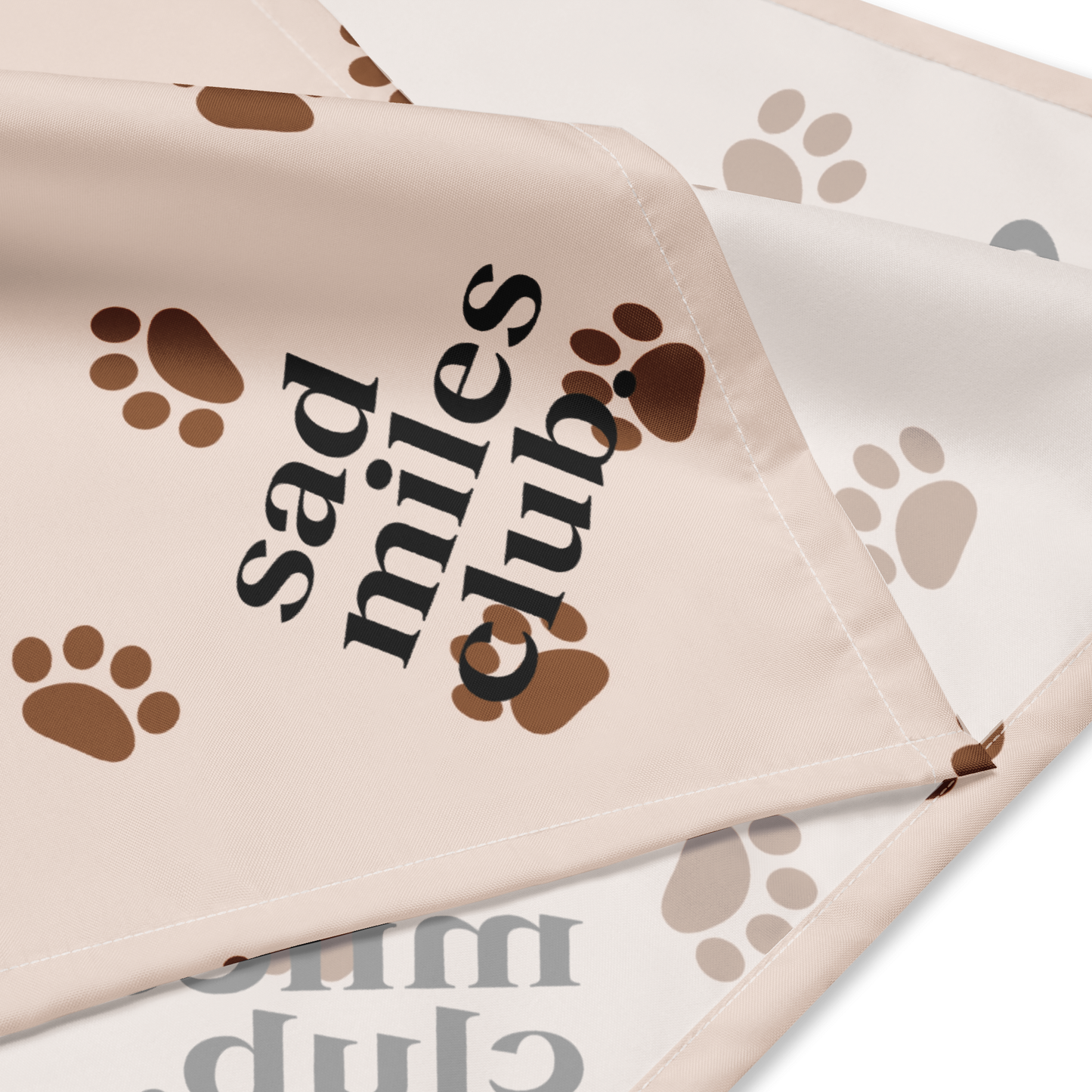Paw Print Dog Bandana - sad miles club.