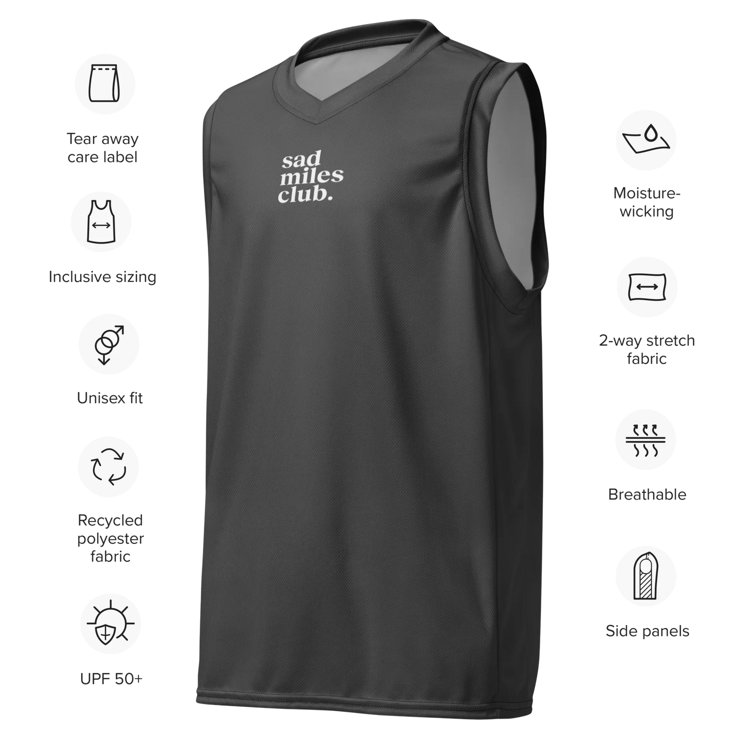 Men's Everyday Basic Tank Top - Grey - sad miles club.