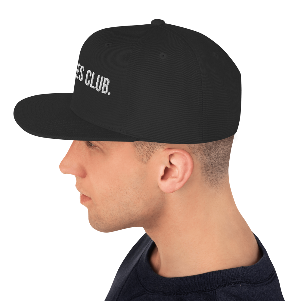 sad miles club. Snapback Hat