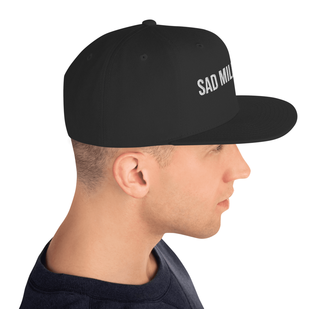 sad miles club. Snapback Hat