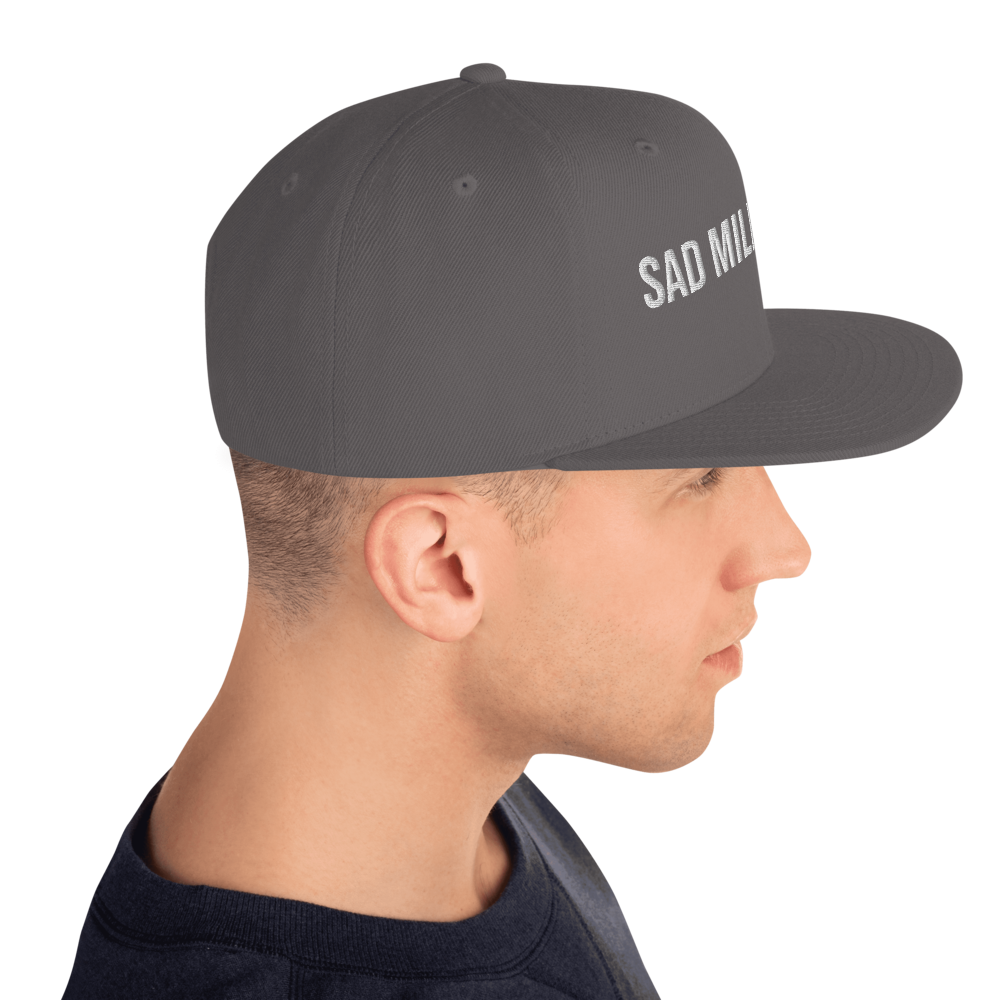 sad miles club. Snapback Hat