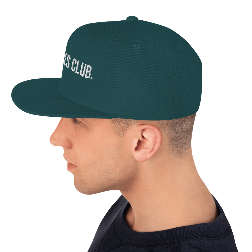 sad miles club. Snapback Hat