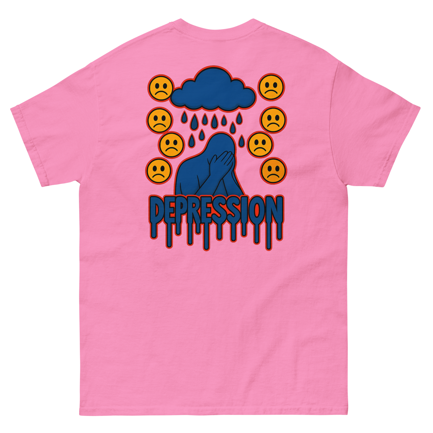 Depression Soft Style T-Shirt - sad miles club.