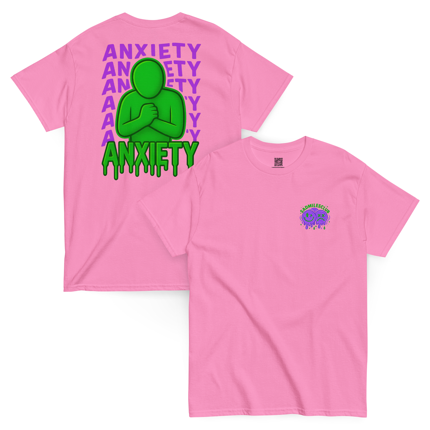 Anxiety Soft Style T-Shirt - sad miles club.