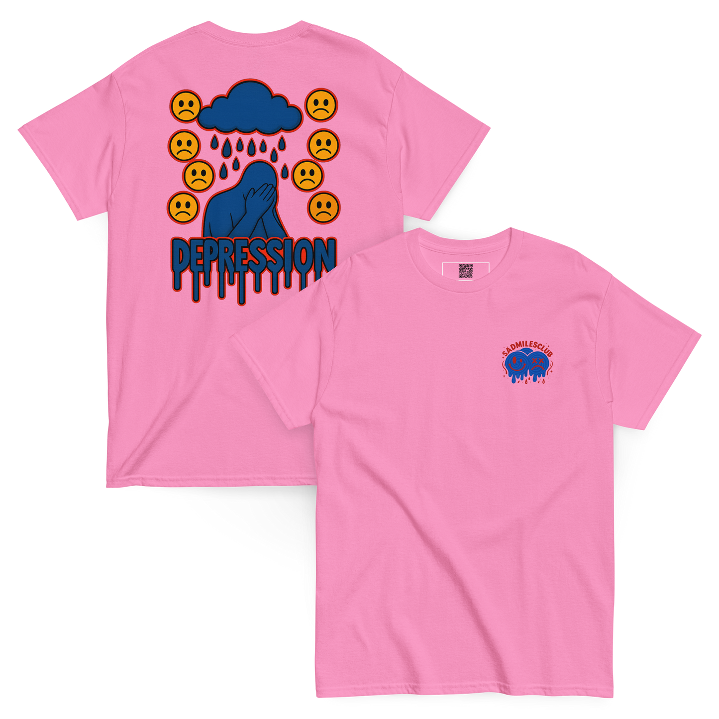 Depression Soft Style T-Shirt - sad miles club.