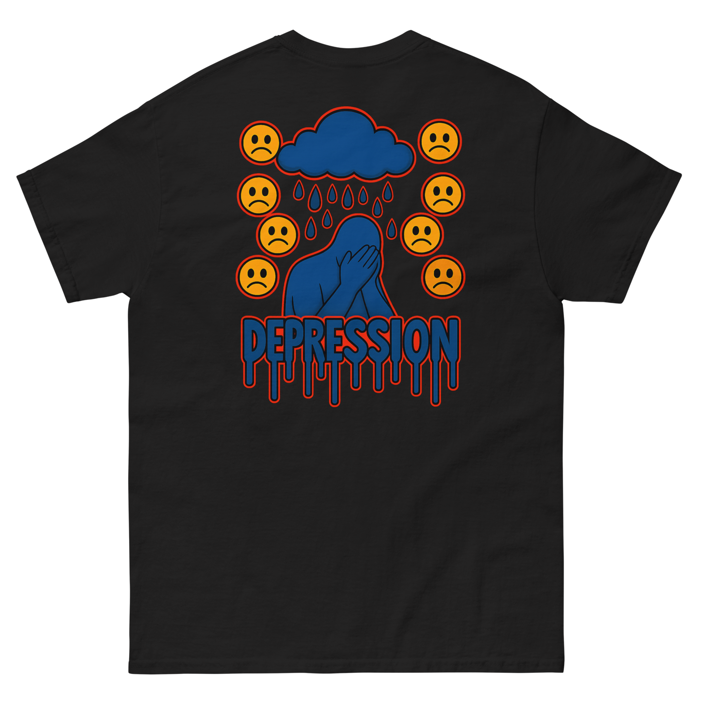Depression Soft Style T-Shirt - sad miles club.