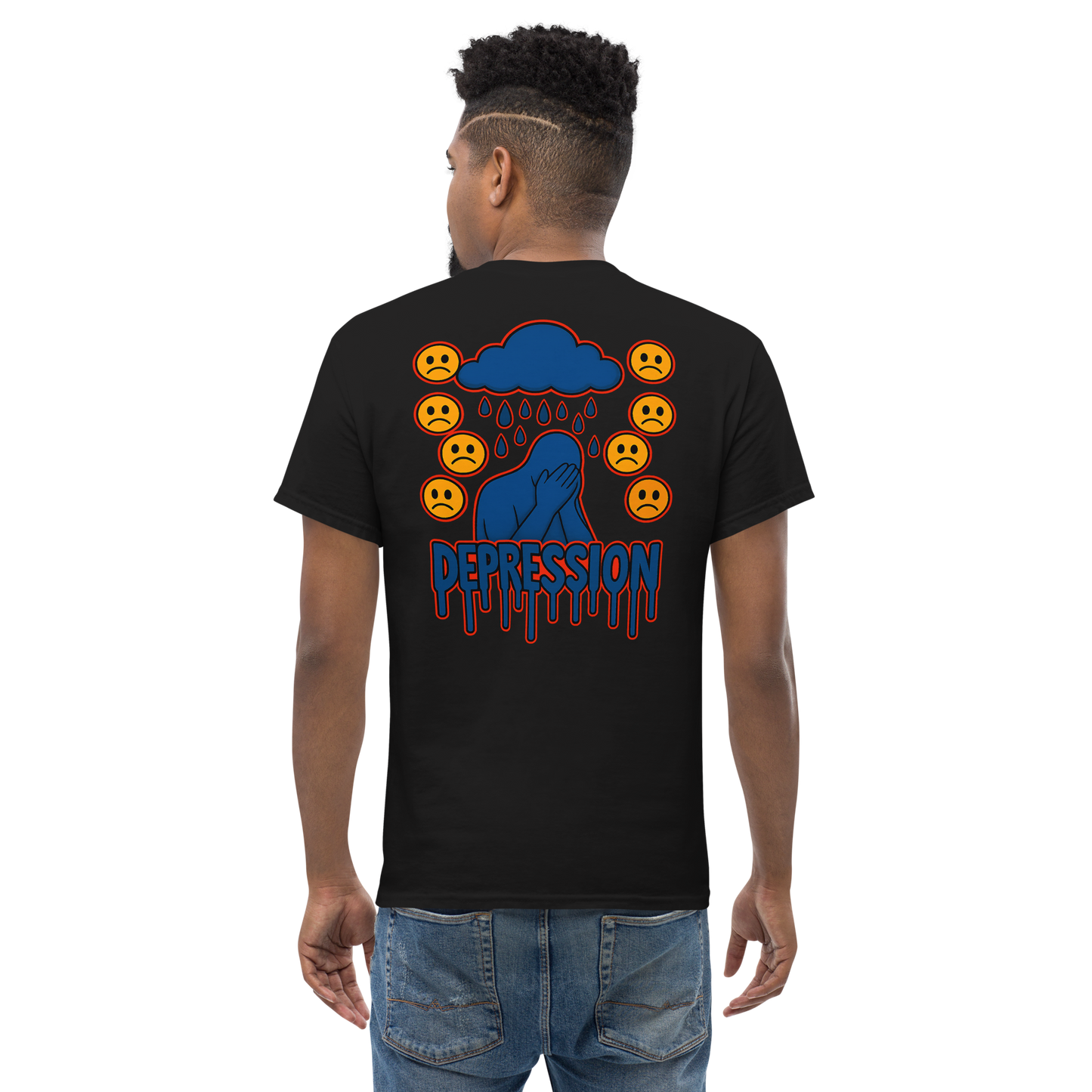Depression Soft Style T-Shirt - sad miles club.