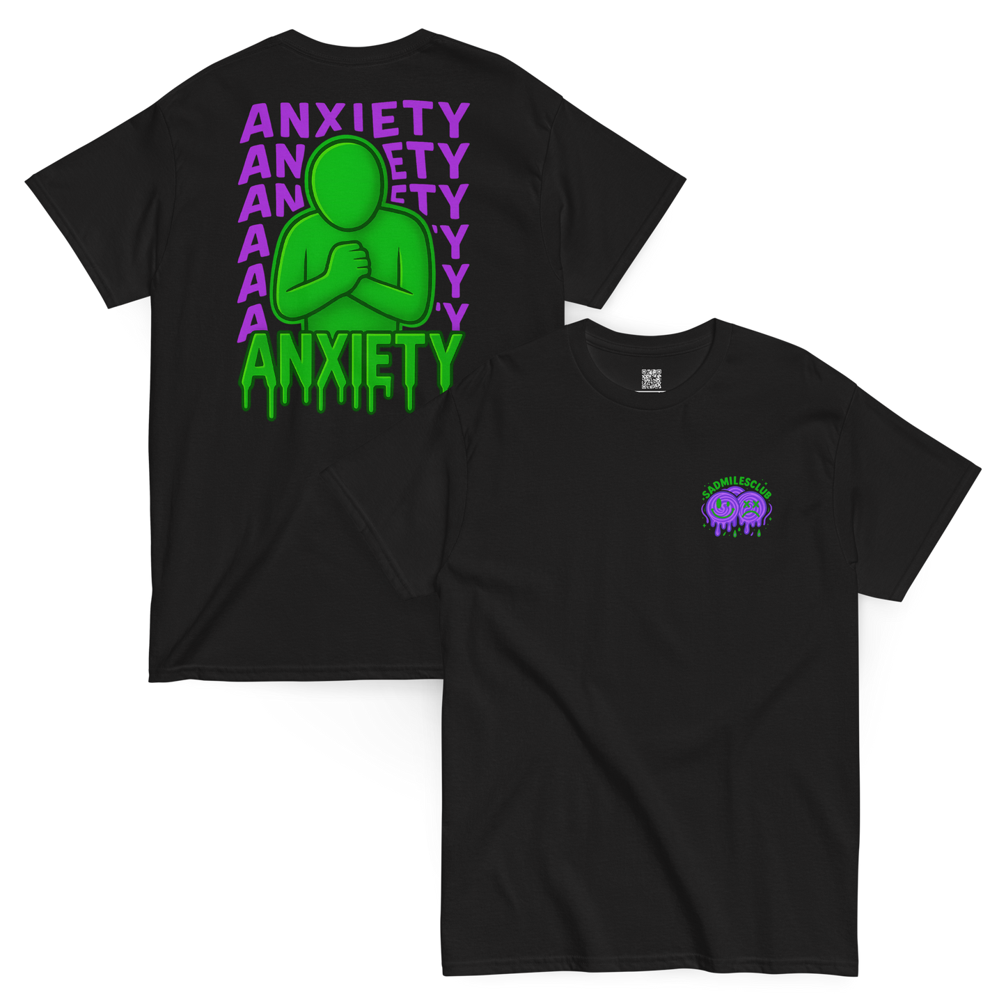 Anxiety Soft Style T-Shirt - sad miles club.