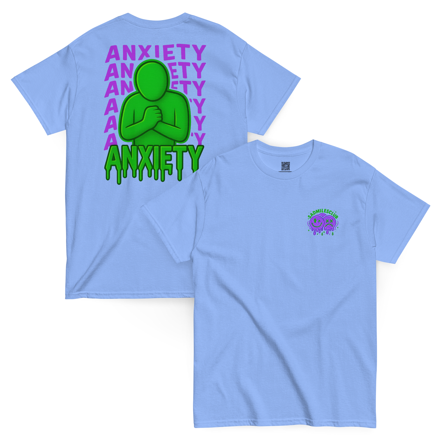 Anxiety Soft Style T-Shirt - sad miles club.