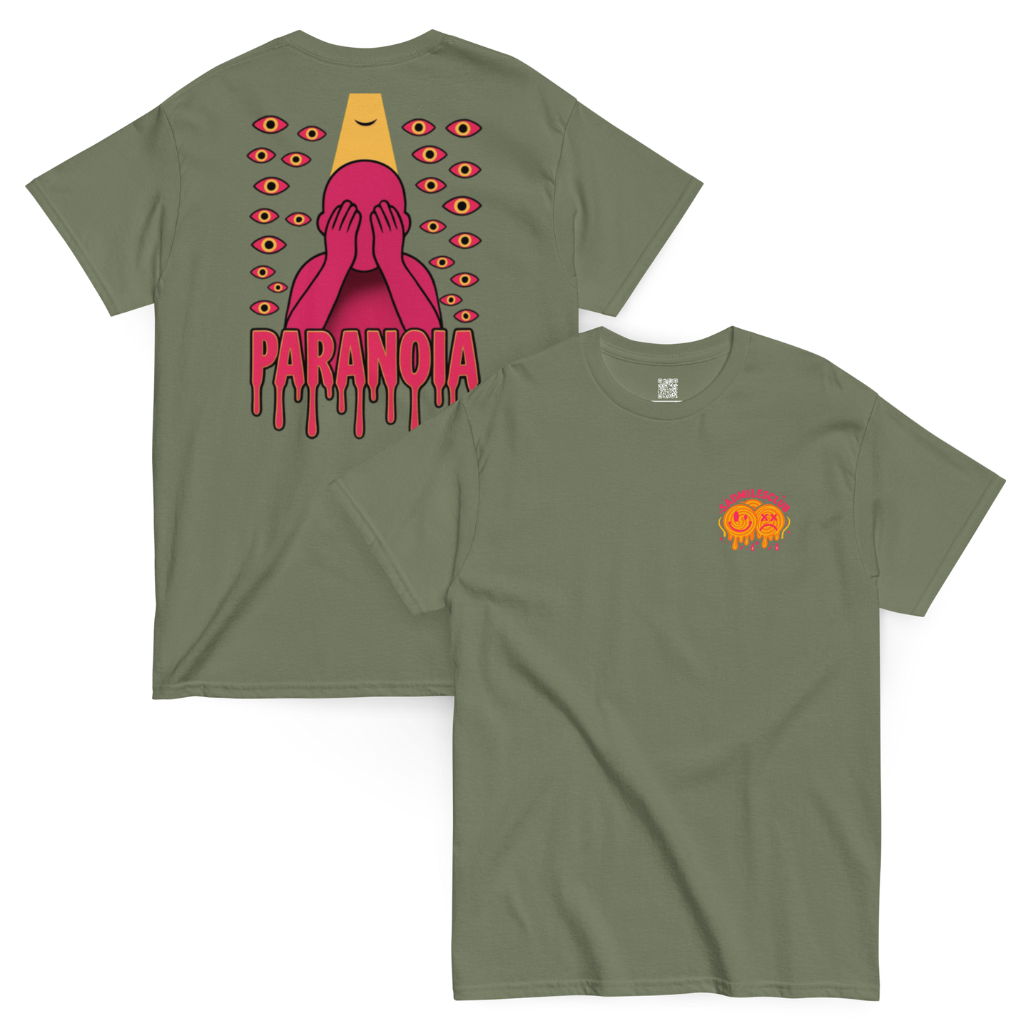 Paranoia Soft Style T-Shirt - sad miles club.