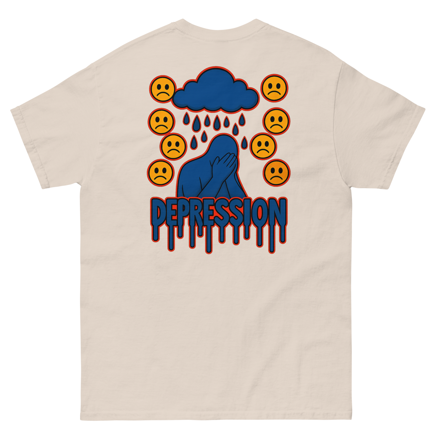 Depression Soft Style T-Shirt - sad miles club.