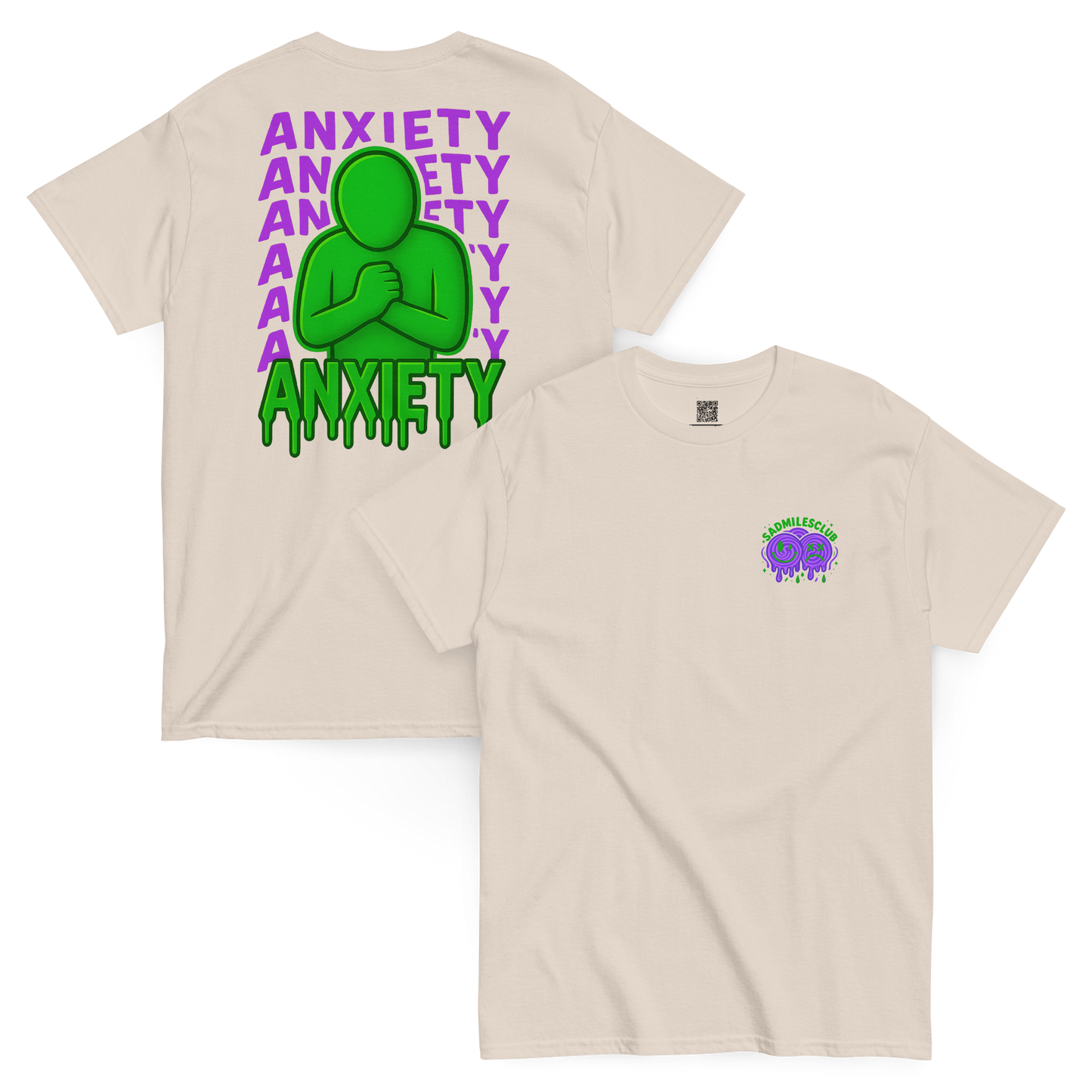Anxiety Soft Style T-Shirt - sad miles club.