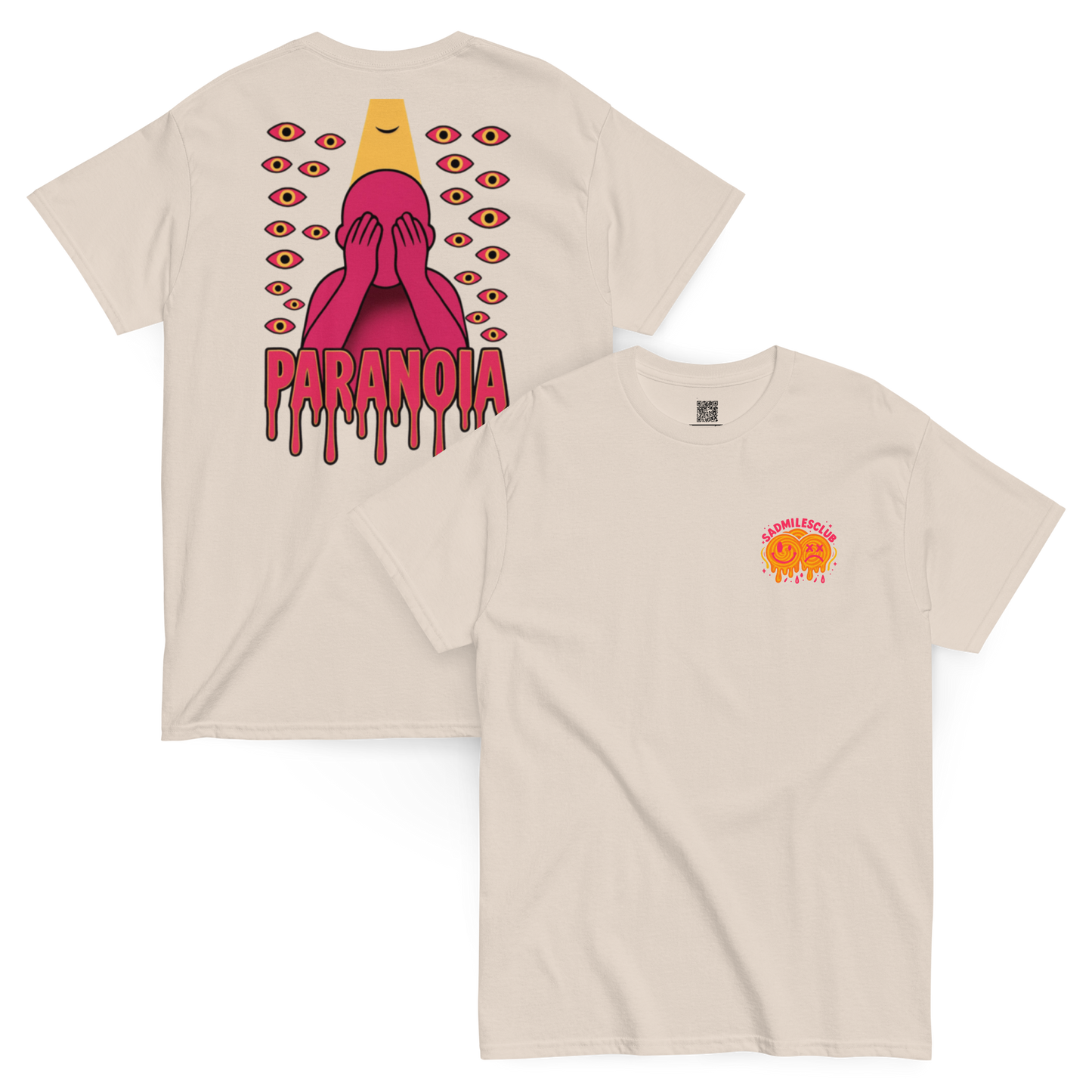Paranoia Soft Style T-Shirt - sad miles club.