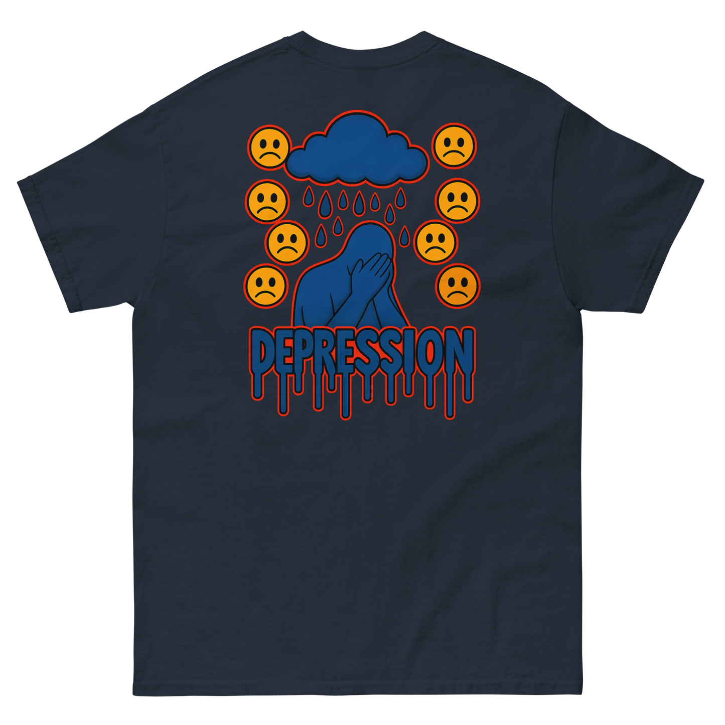 Depression Soft Style T-Shirt - sad miles club.