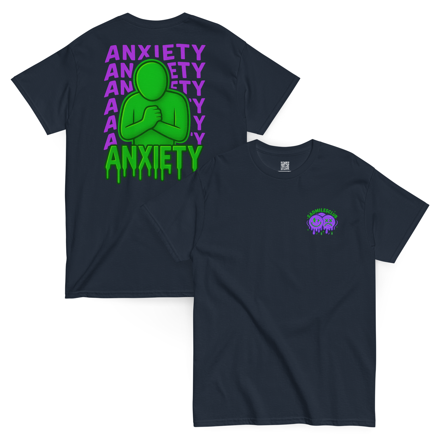 Anxiety Soft Style T-Shirt - sad miles club.