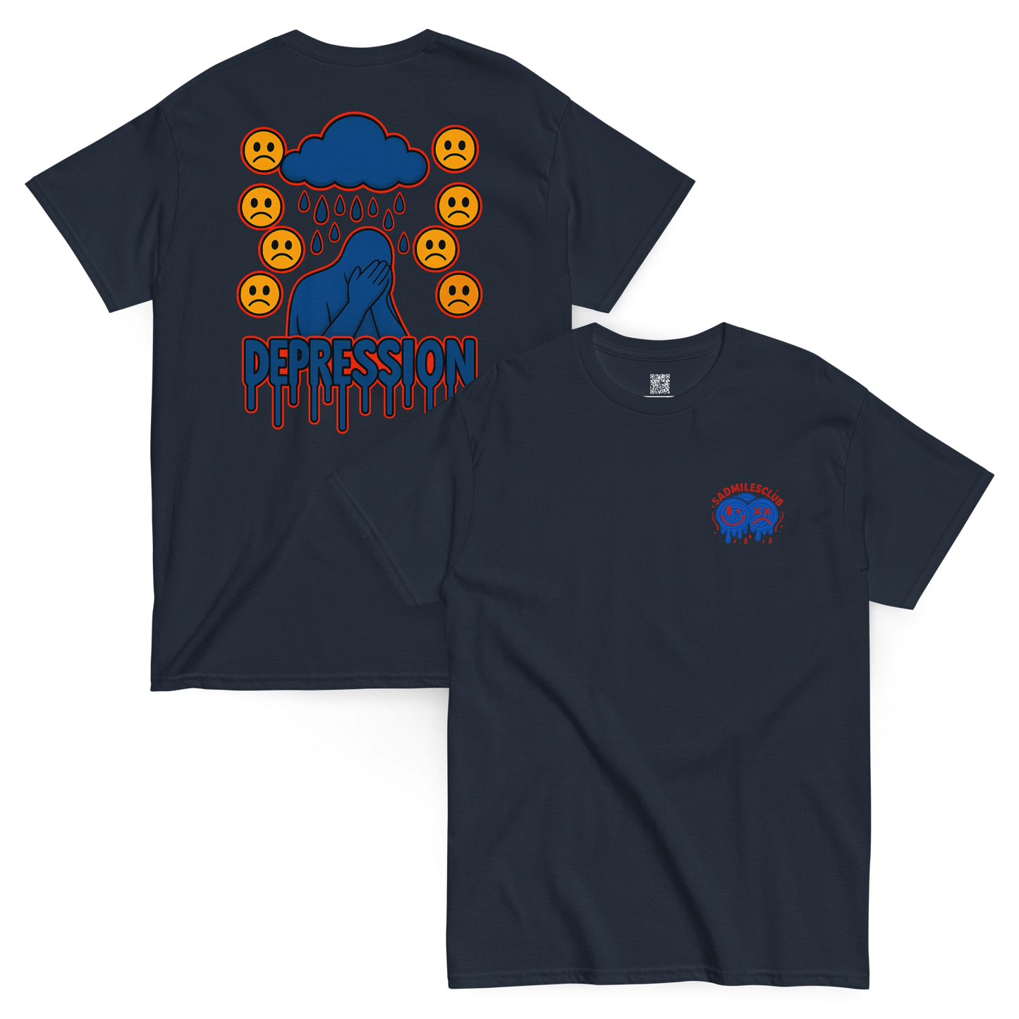 Depression Soft Style T-Shirt - sad miles club.