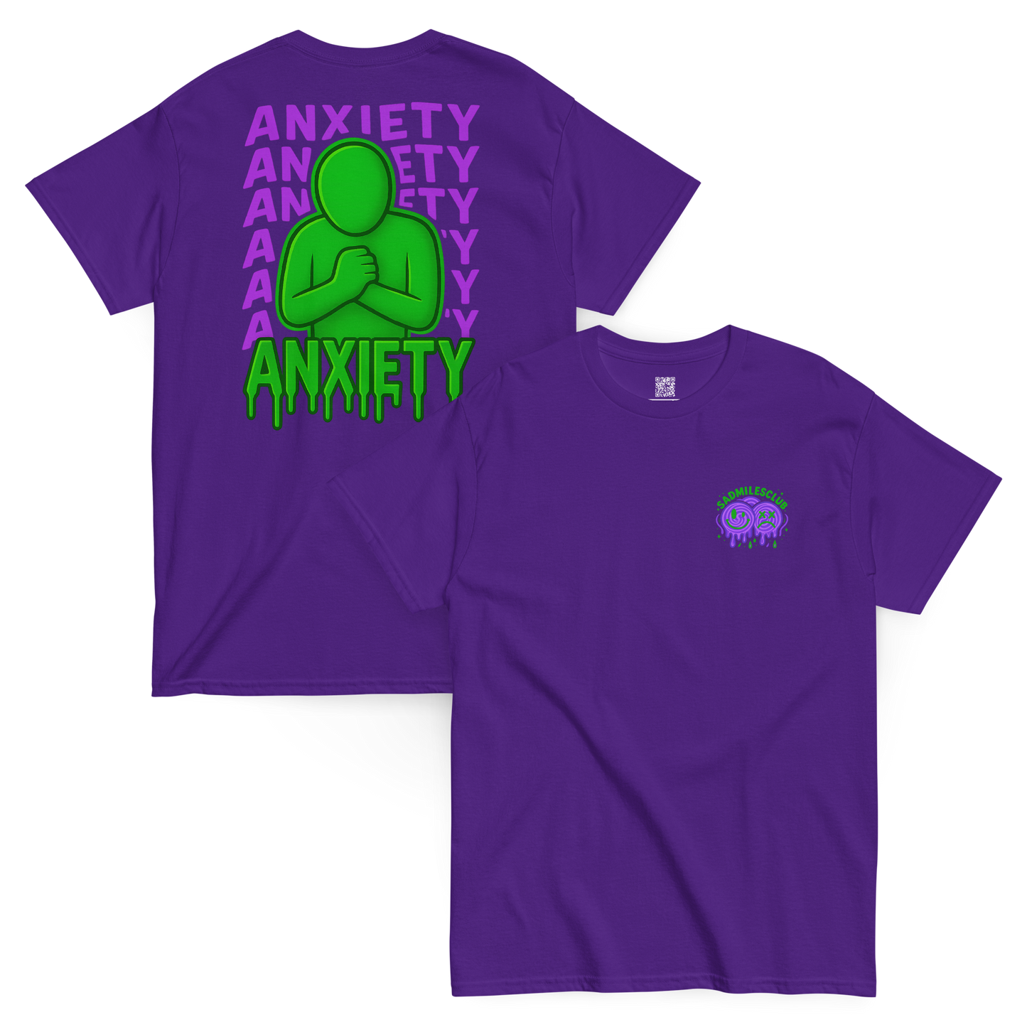 Anxiety Soft Style T-Shirt - sad miles club.