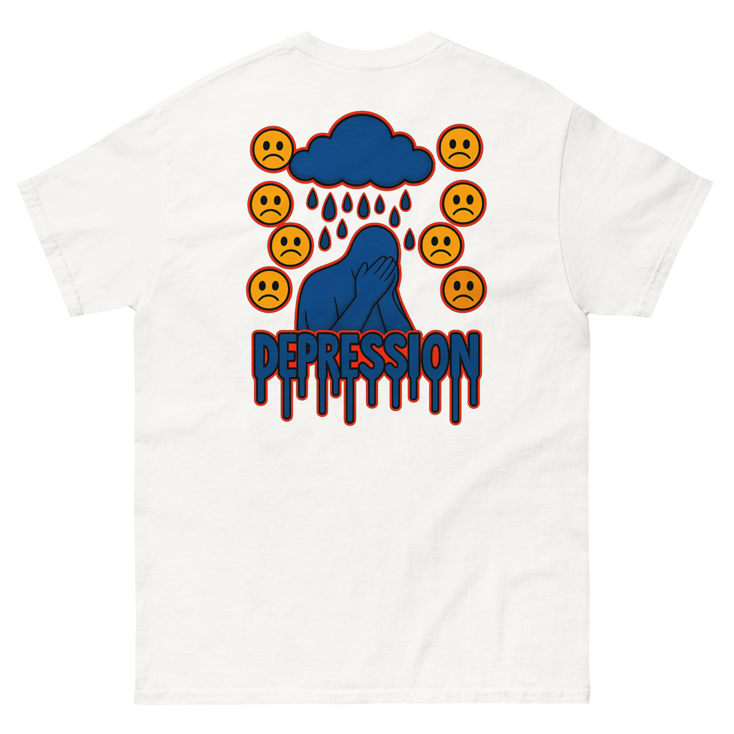 Depression Soft Style T-Shirt - sad miles club.