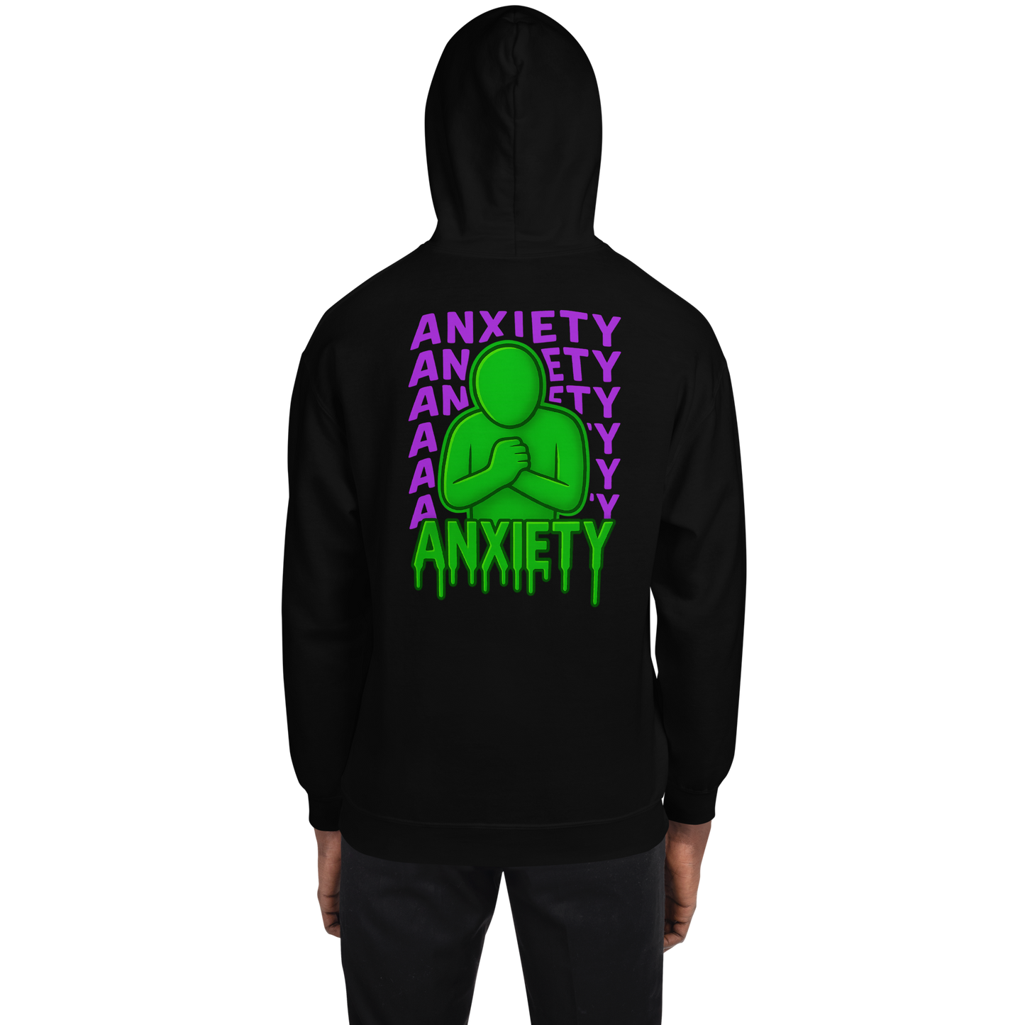 Anxiety Hoodie - sad miles club.