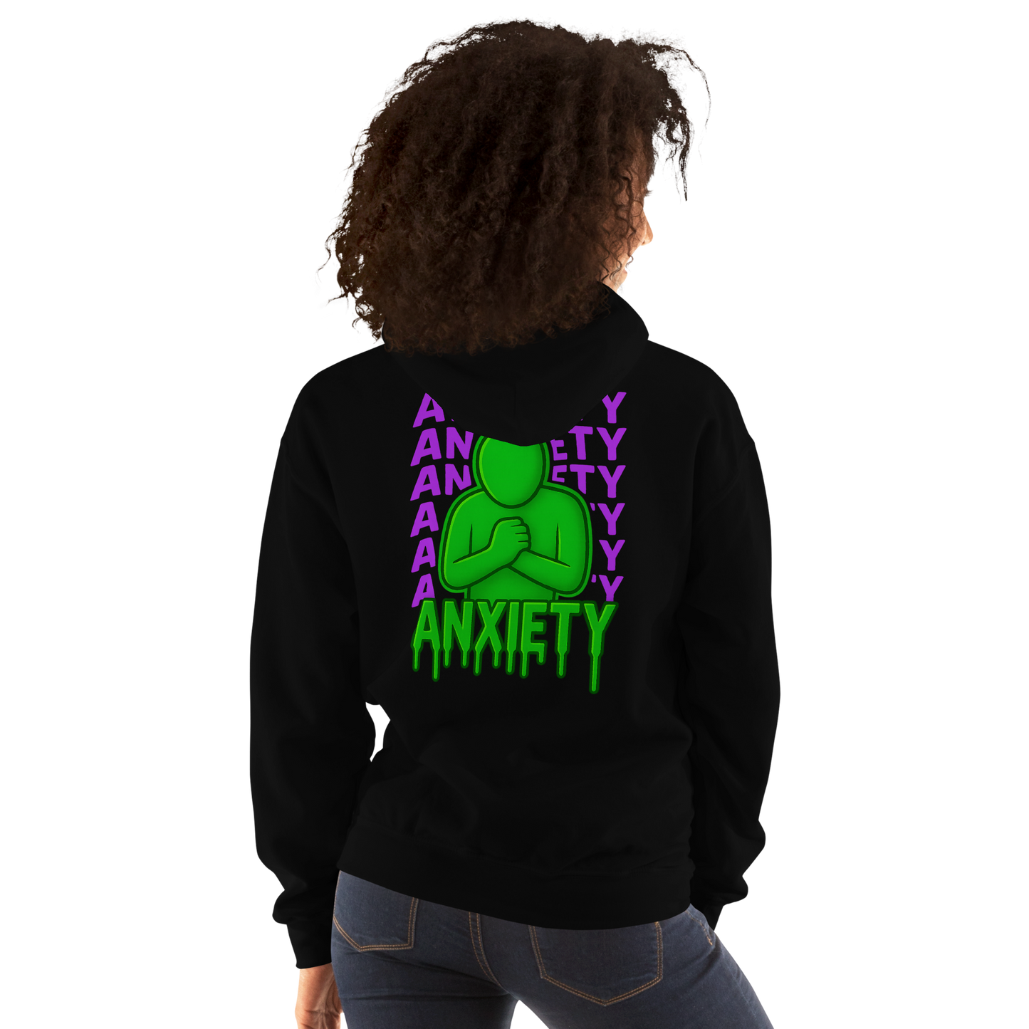 Anxiety Hoodie - sad miles club.