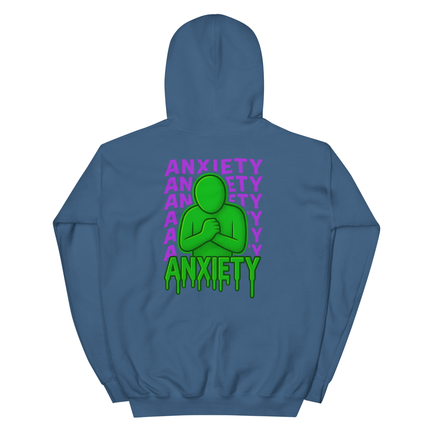 Anxiety Hoodie - sad miles club.