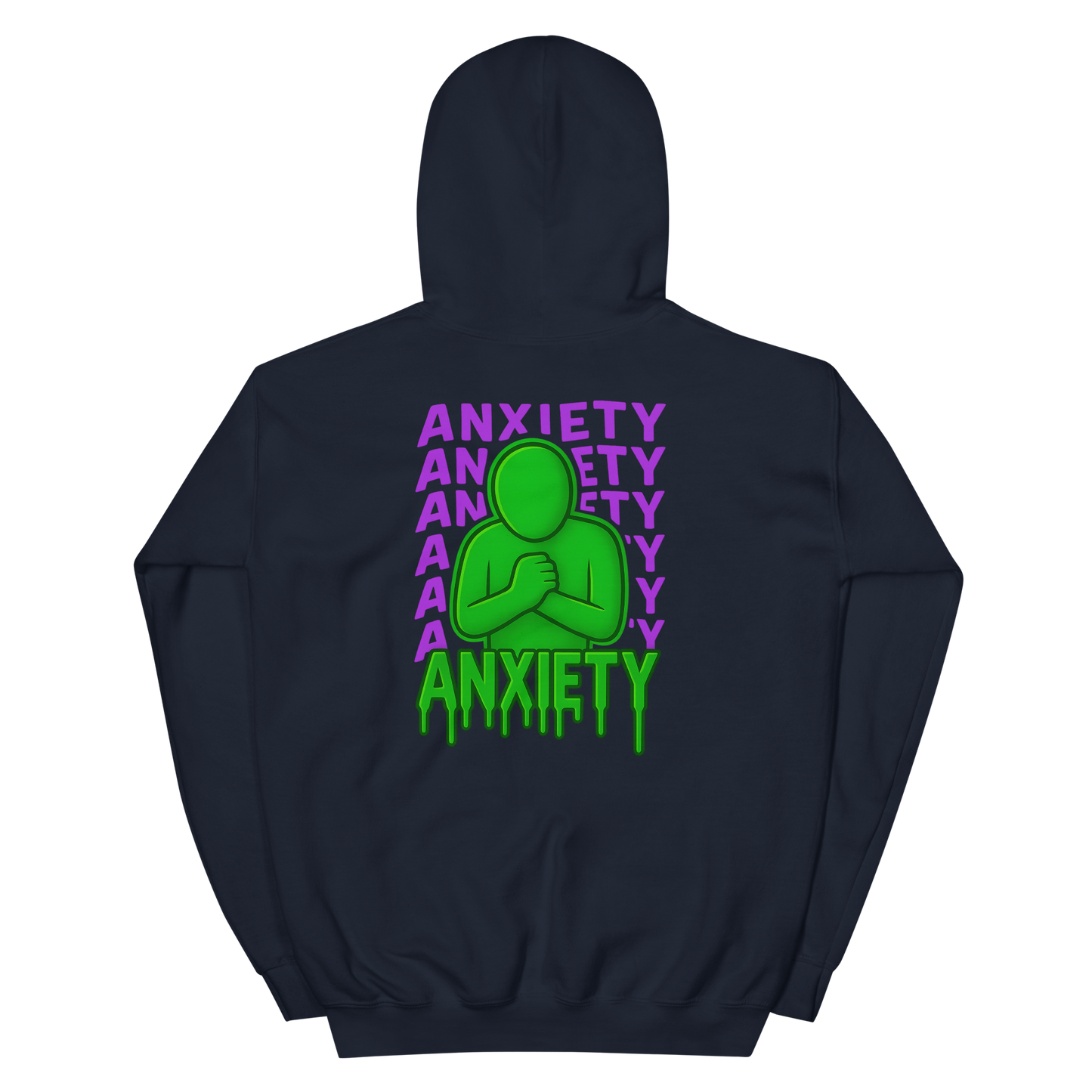 Anxiety Hoodie - sad miles club.