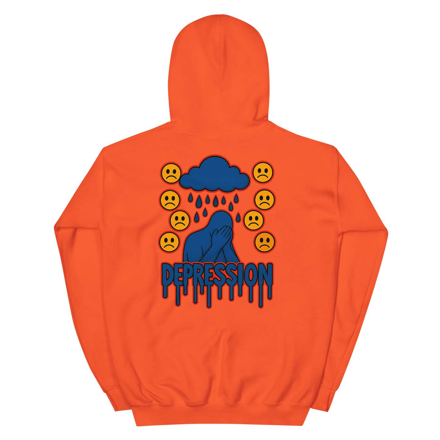 Depression Hoodie - sad miles club.
