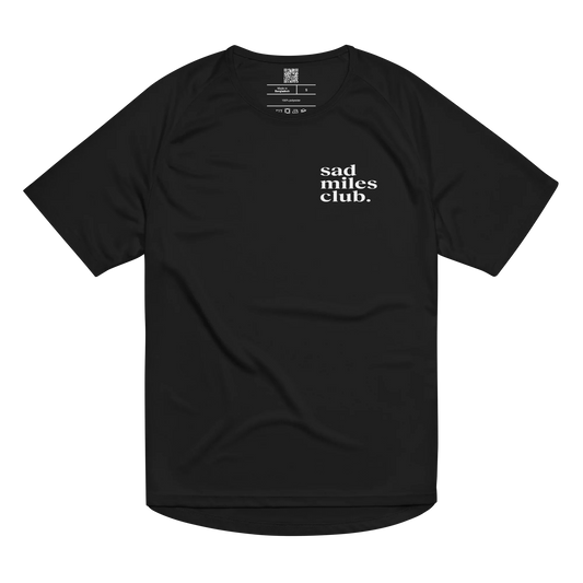 Quiet Miles Loud Thoughts Activewear T-Shirt - sad miles club.