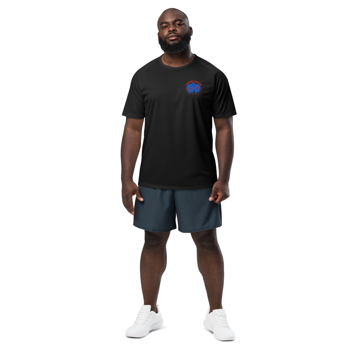 Depression Activewear T-Shirt - sad miles club.