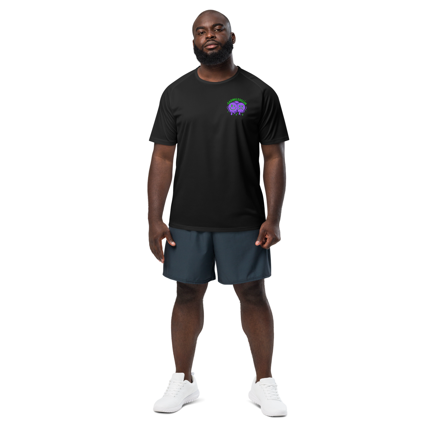 Anxiety Activewear T-Shirt - sad miles club.