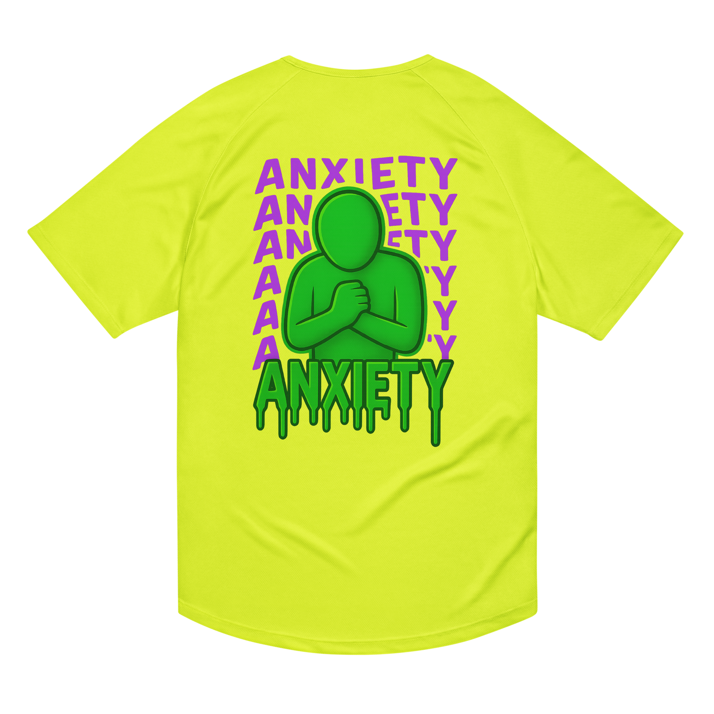 Anxiety Activewear T-Shirt - sad miles club.