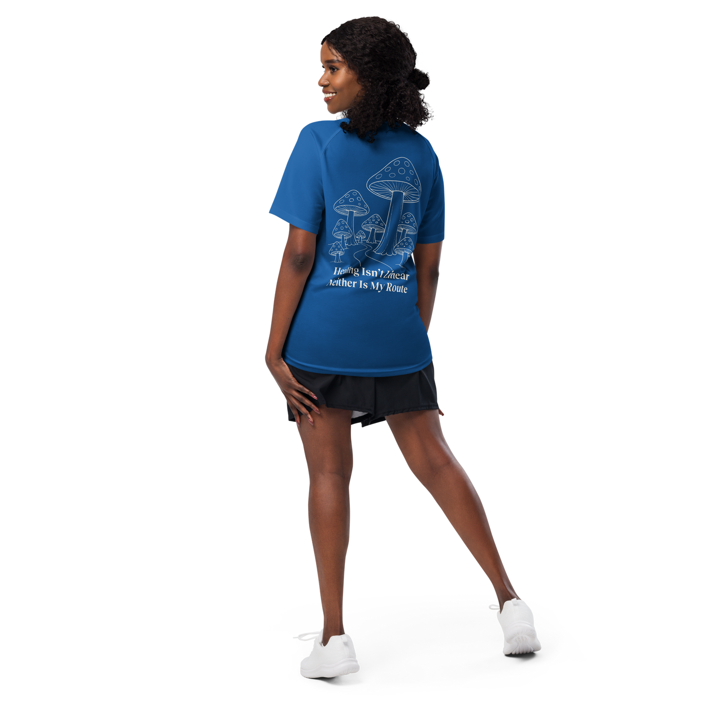 Healing Isn't Linear Activewear T-Shirt - sad miles club.