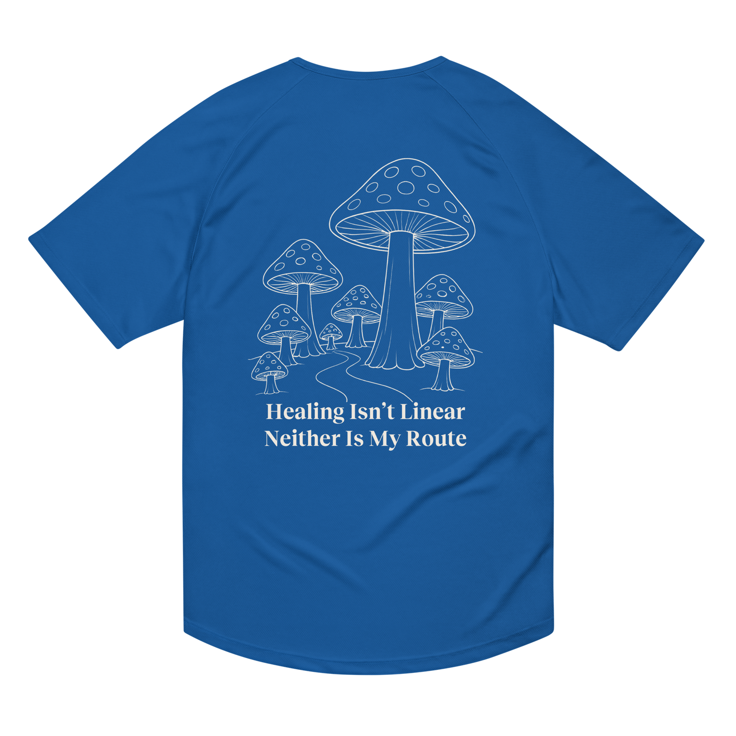 Healing Isn't Linear Activewear T-Shirt - sad miles club.