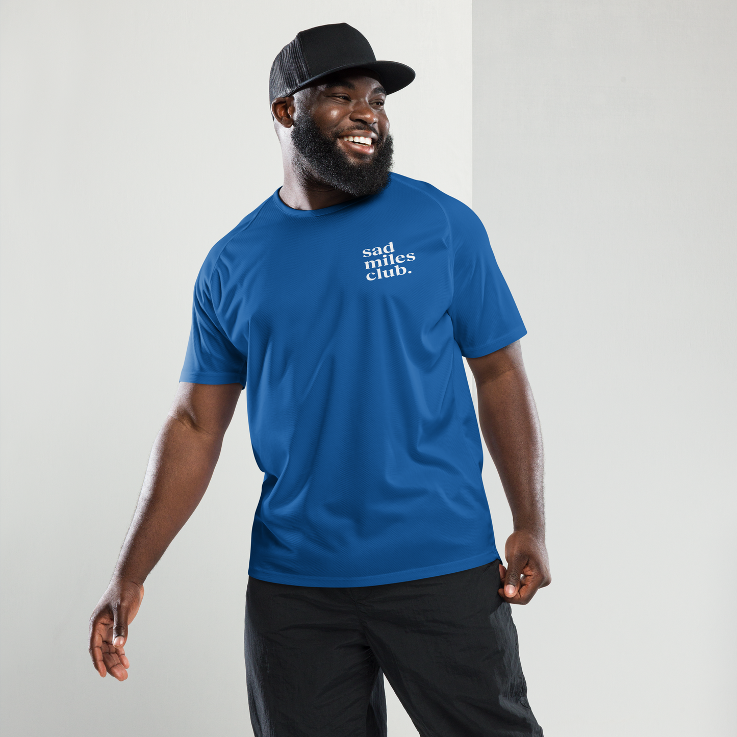 Quiet Miles Loud Thoughts Activewear T-Shirt - sad miles club.
