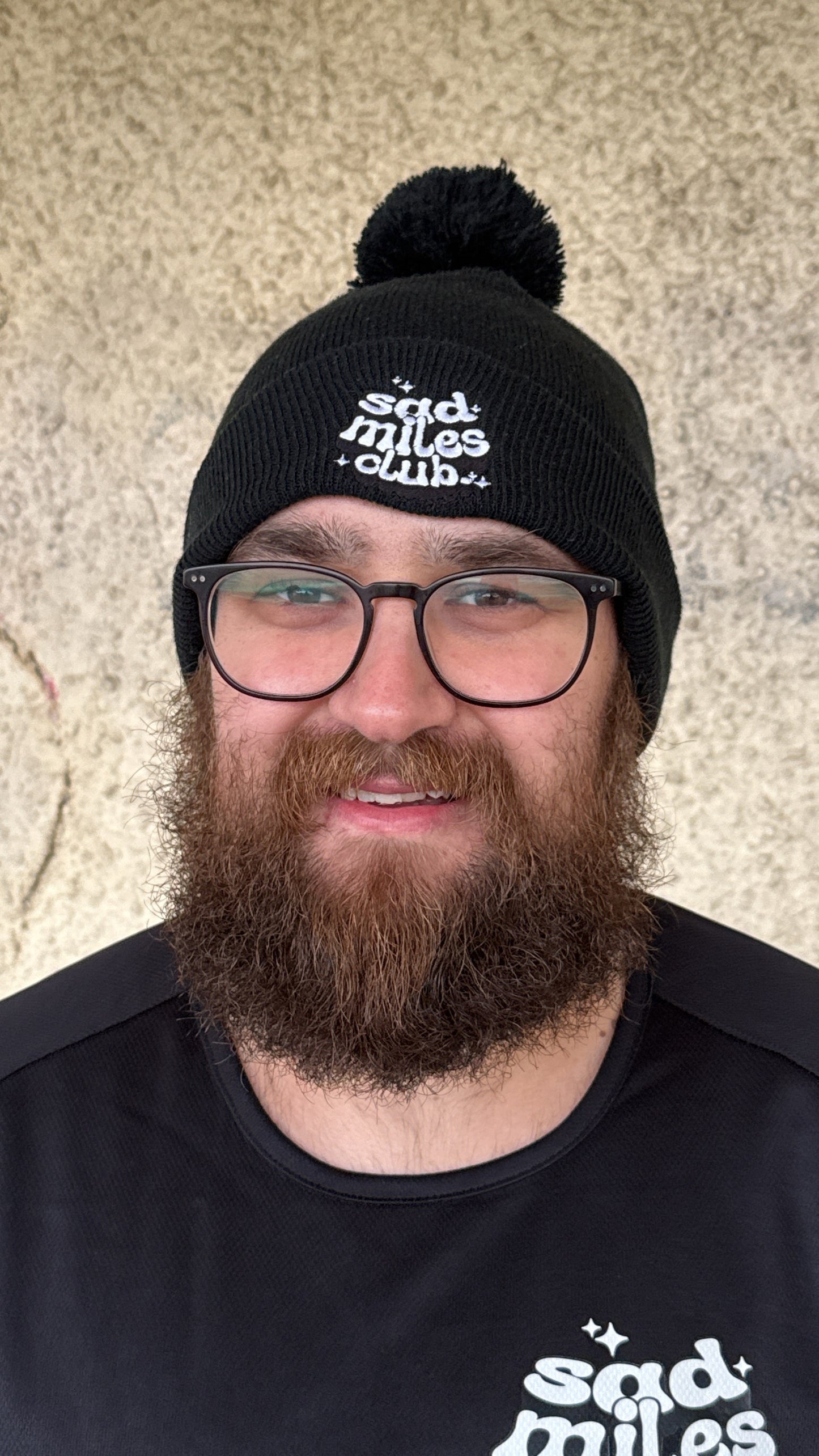 sad miles club. - Pom Pom Beanie (Unisex)