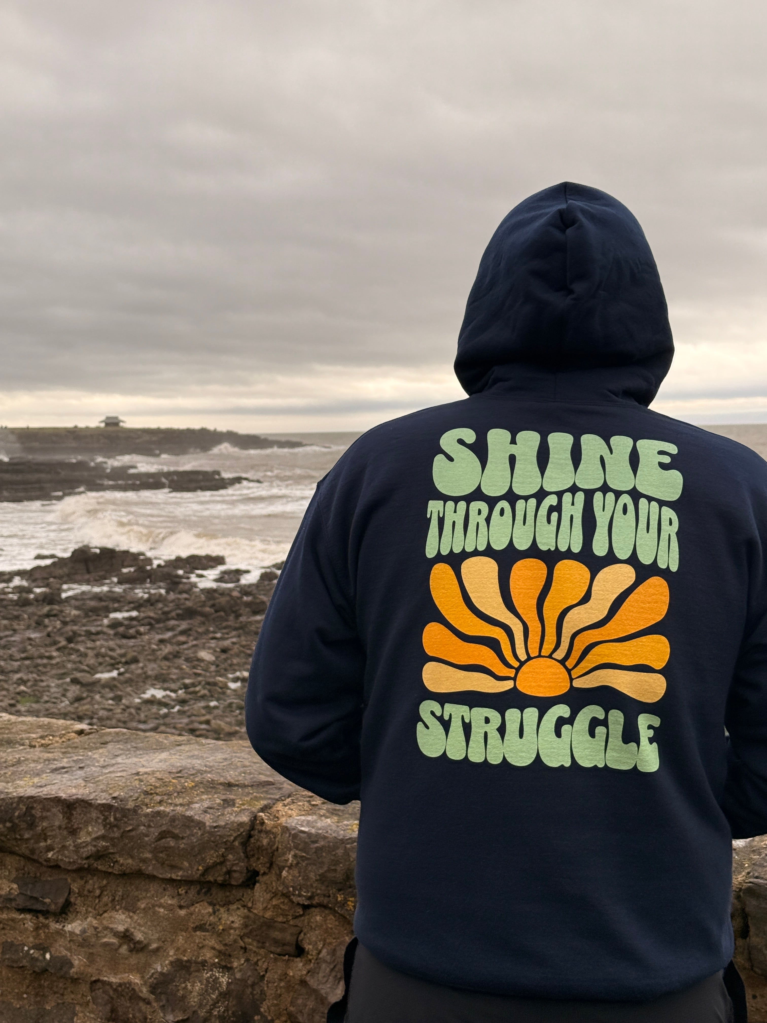 Shine Through Your Struggle Hoodie | Groovy Miles – sad miles club.