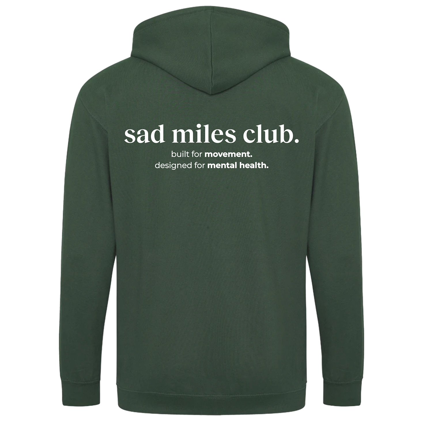 Basic Zip Hoodie | Unisex Mental Health Hoodie | sad miles club.