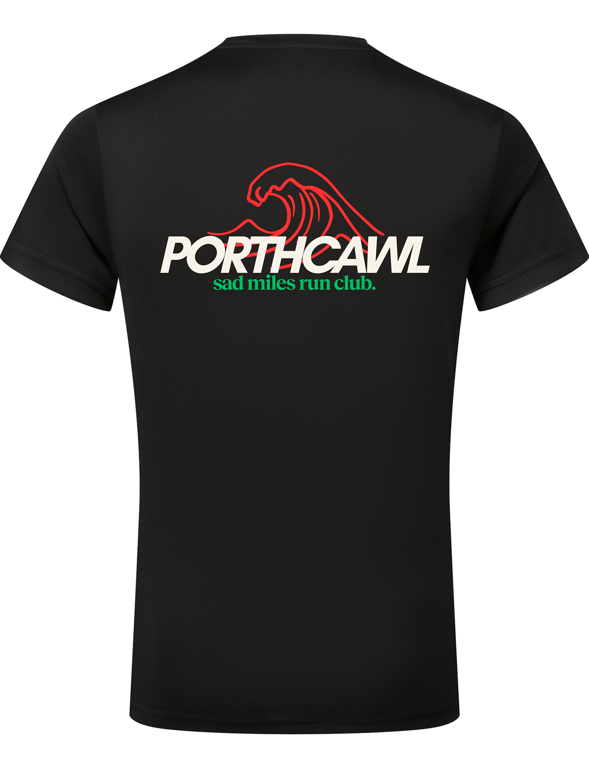sad miles run club. Porthcawl Women’s Activewear T-Shirt