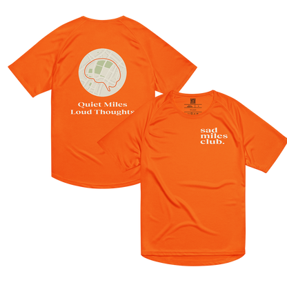 Quiet Miles Loud Thoughts Activewear T-Shirt
