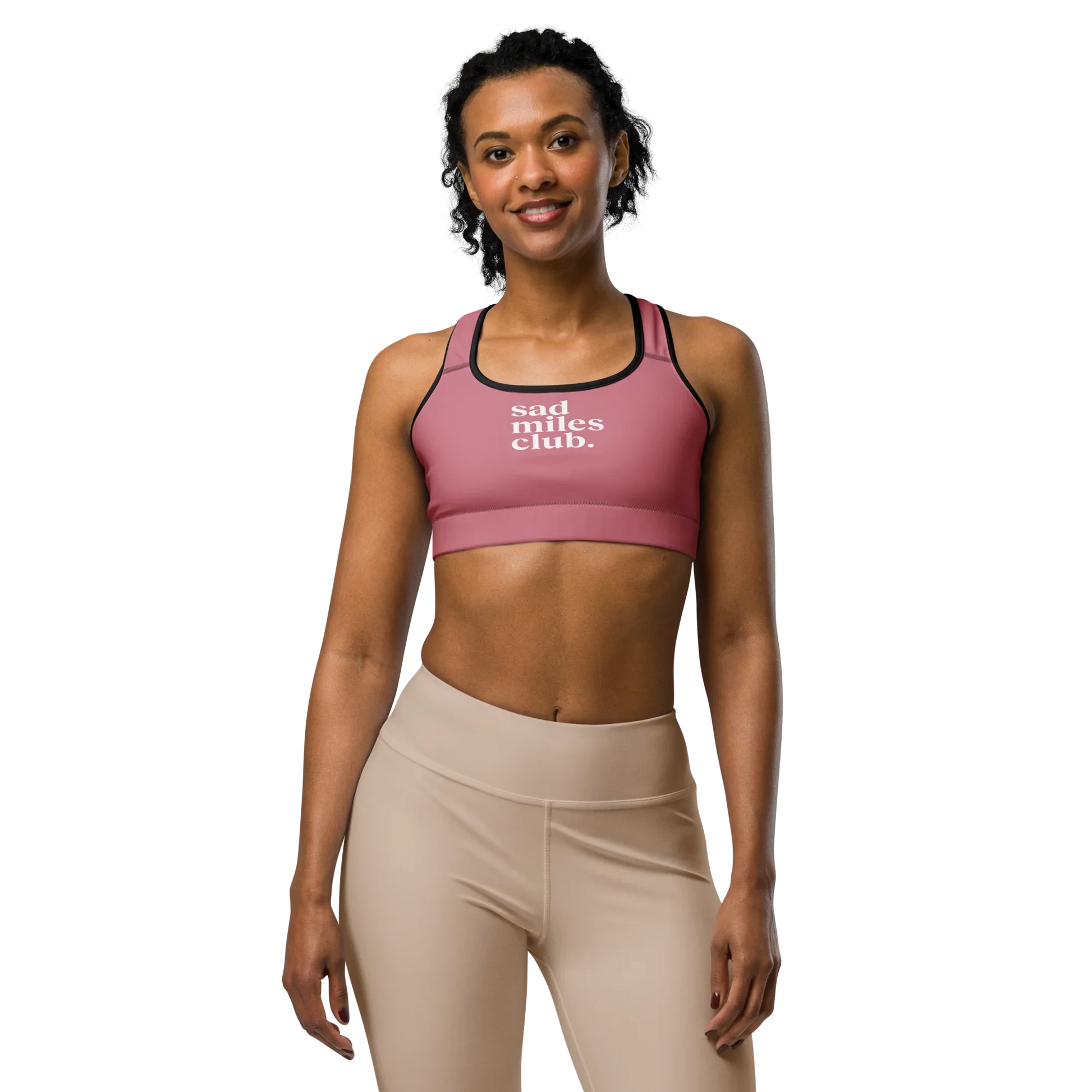 Everyday Basic Pink Sports Bra - sad miles club.