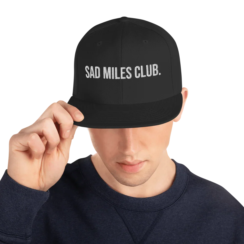 sad miles club. Snapback Hat - sad miles club.
