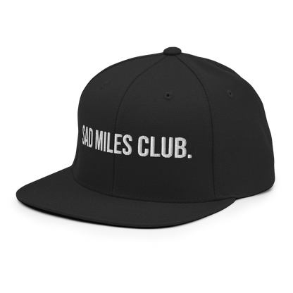 sad miles club. Snapback Hat (Unisex)