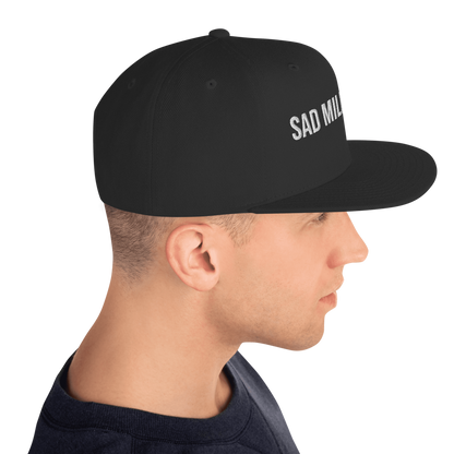 sad miles club. Snapback Hat