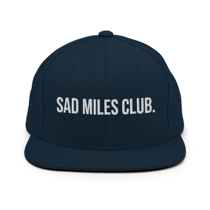 sad miles club. Snapback Hat (Unisex)