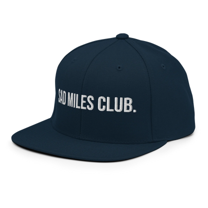 sad miles club. Snapback Hat (Unisex)